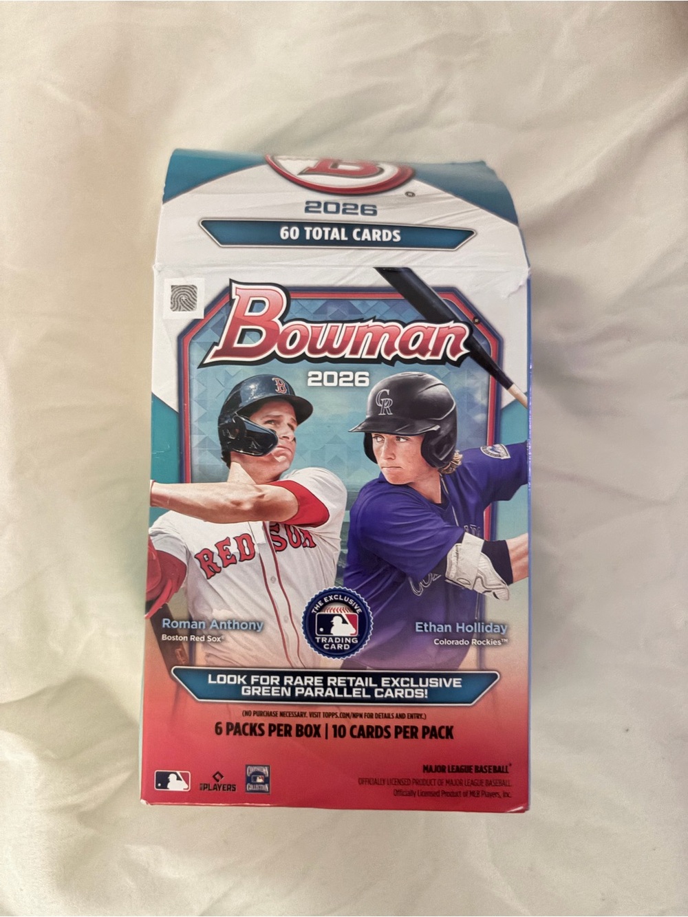 2026 Baseball Trading Cards - Blue Teal Box